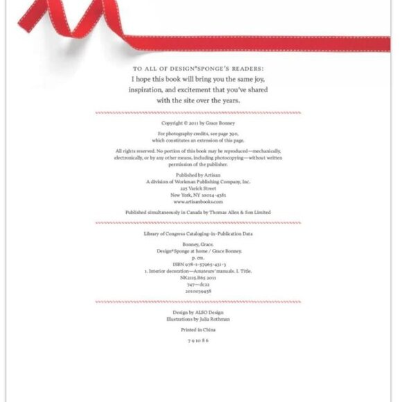 Design Sponge at Home By Grace Bonney, 2011, Hardcover, New - Picture 4 of 7